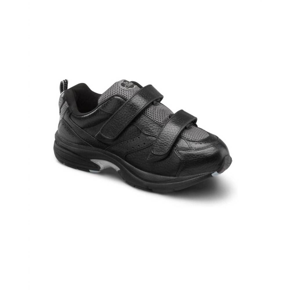 NEW DR. COMFORT SHOES women's spirit x-depth double depth walking shoes in black